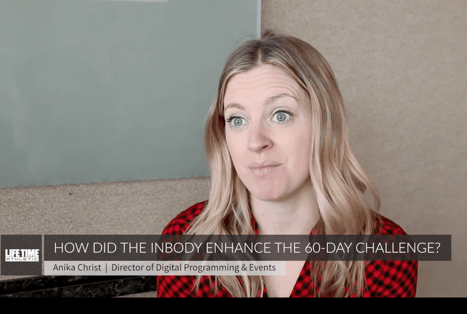 Life Time fitness challenge participant interview